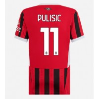 AC Milan Christian Pulisic #11 Replica Home Shirt Ladies 2024-25 Short Sleeve